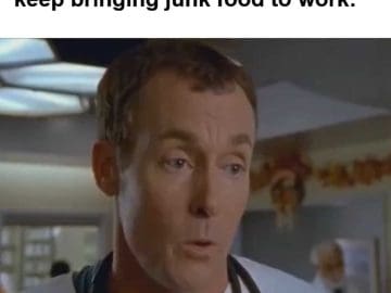 When You're On A Diet And People Keep Bringing Junk Food To Work