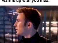 When Your New Gym Buddy Warms Up With You Max