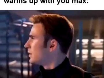 When Your New Gym Buddy Warms Up With You Max