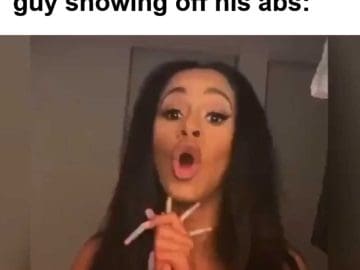 When You See Some Skinny Guy Showing Off His Abs