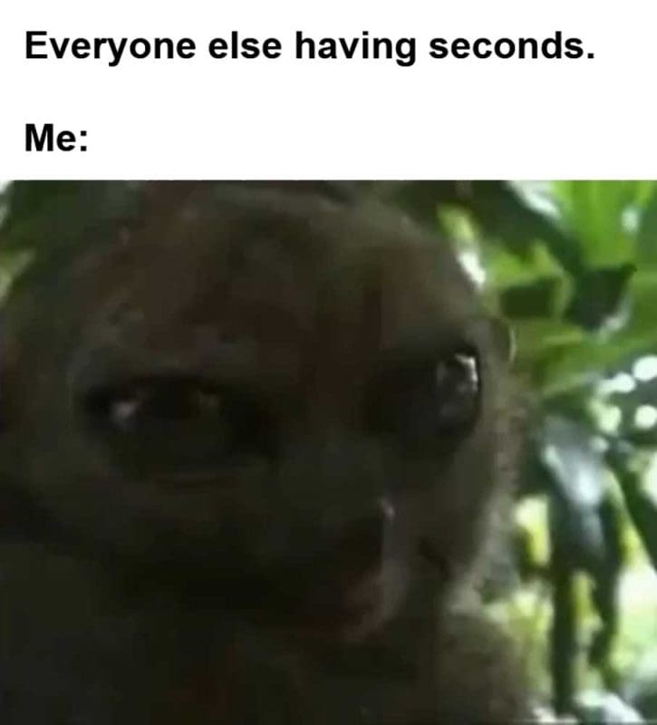 Everyone Else Having Seconds Me