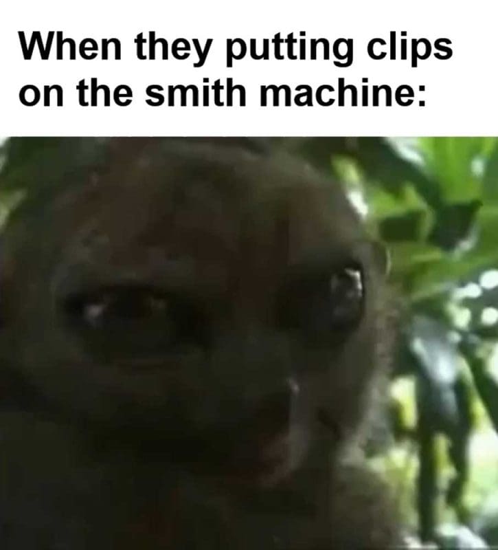 When They Putting Clips On The Smith Machine