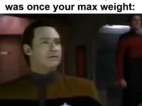 When You Realise That Your Current Warmup Weight Was Once Your Max Weight