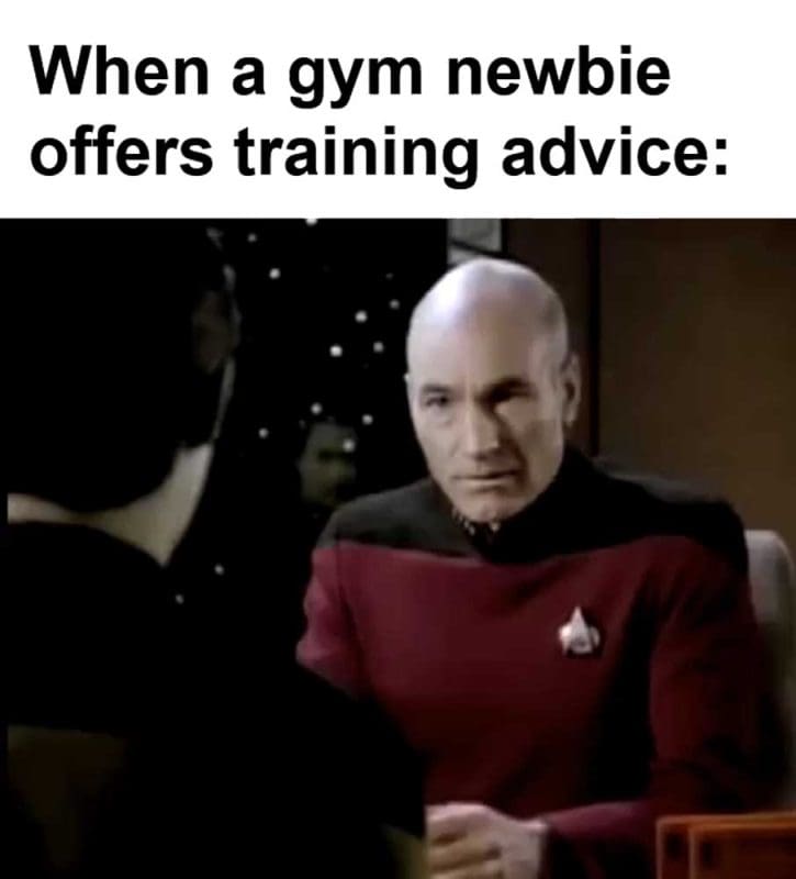 When A Gym Newbie Offers Training Advice