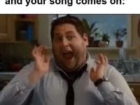 When You're At The Gym And Your Song Comes On