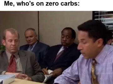 Friend Fancy A Slice Of Pizza Me Who's On Zero Carbs