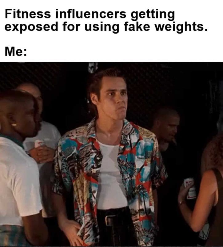 Fitness Influencers Getting Exposed For Using Fake Weights Me