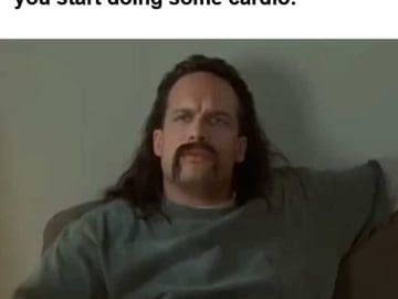 When Your Lifting Partner Suggests You Start Doing Some Cardio