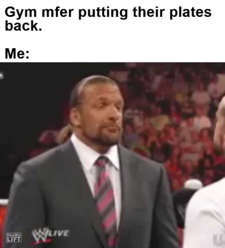 Gym Mfer Putting Their Plates Back Me