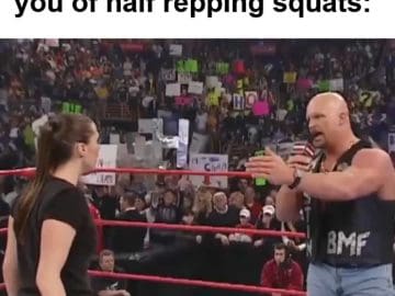 When Someone Accuses You Of Half Repping Squats