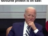 My Face When I Learn My Favourite Protein Is On Sale