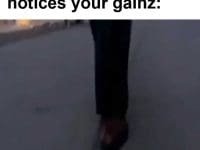 When Your Gym Crush Notices Your Gainz