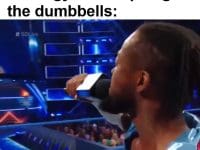 When You See Someone At The Gym Stockpiling The Dumbbells