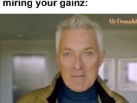 When You Catch Someone Miring Your Gainz