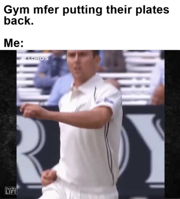 Gym Mfer Putting Their Plates Back Me