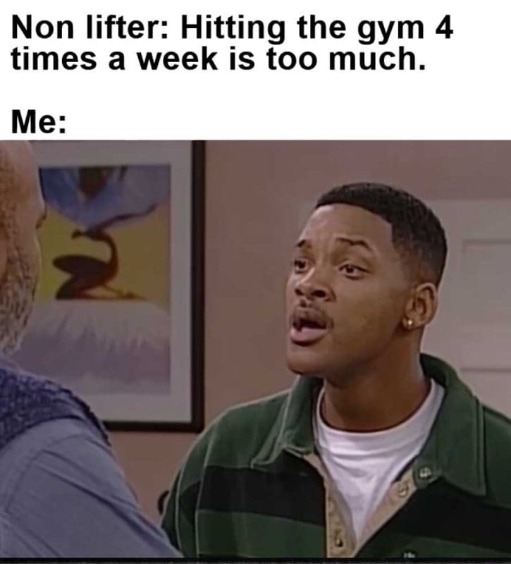 Non Lifter Hitting The Gym Times A Week Is Too Much Me