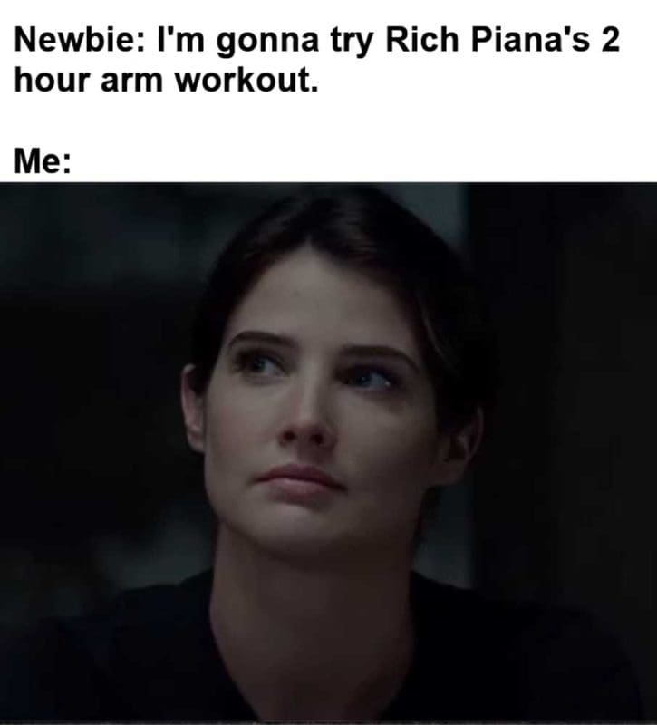 Newbie I'm Gonna Try Rich Piana's Hour Arm Workout Me