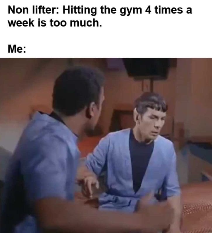 Non Lifter Hitting The Gym Times A Week Is Too Much Me