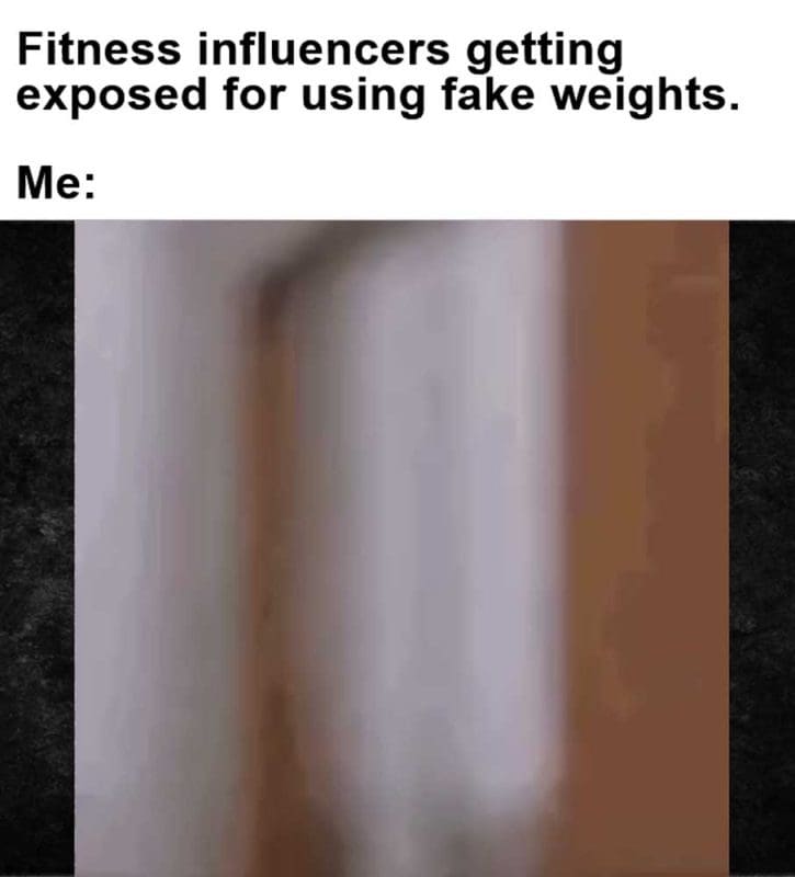 Fitness Influencers Getting Exposed For Using Fake Weights Me