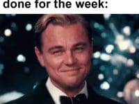 When It's Friday Gym Done For The Week