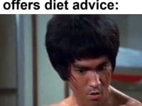 When A Gym Newbie Offers Diet Advice