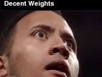 Big Dudes On Roids Staring At The Natty Guy Lifting Decent Weights GIF