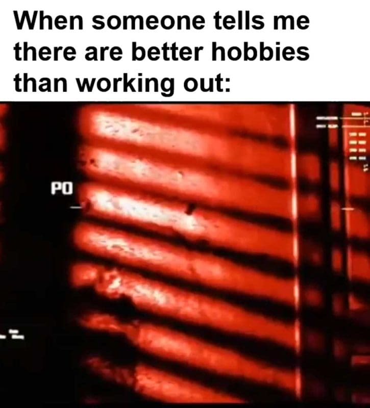 When Someone Tells Me There Are Better Hobbies Than Working Out