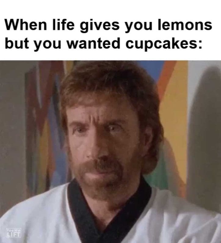 When Life Gives You Lemons But You Wanted Cupcakes