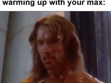 Watching Someone Warming Up With Your Max