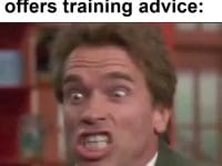 When A Gym Newbie Offers Training Advice