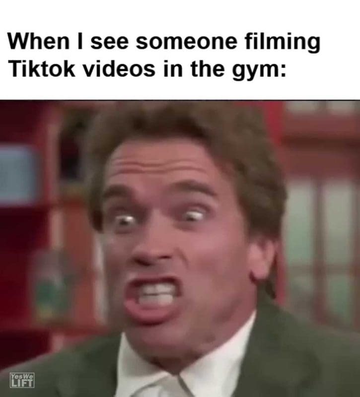 When I See Someone Filming Tiktok Videos In The Gym