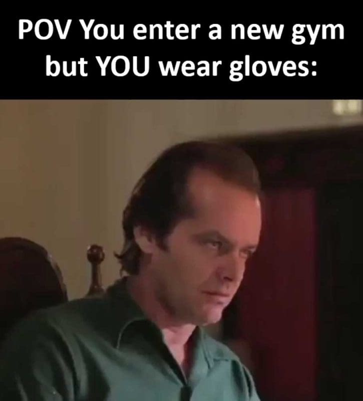 Pov You Enter A New Gym But You Wear Gloves