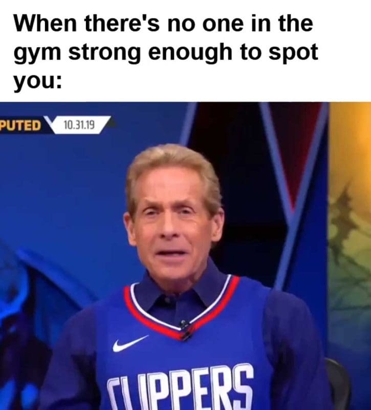 When There's No One In The Gym Strong Enough To Spot You