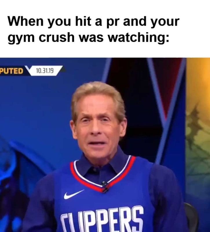 When You Hit A Pr And Your Gym Crush Was Watching