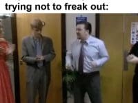 When The Pre Starts Kicking Way To Hard And You're Trying Not To Freak Out