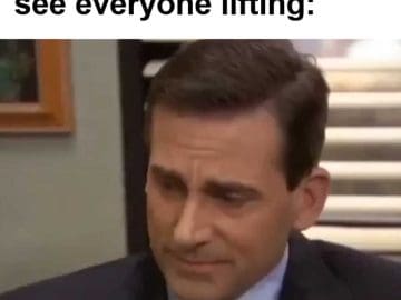 When You're Injured And See Everyone Lifting