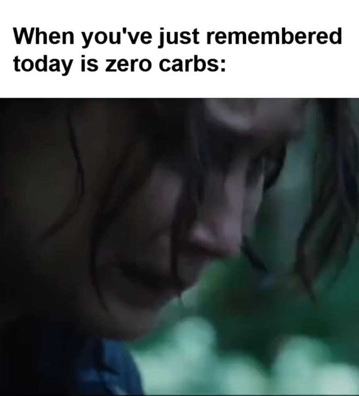 When You've Just Remembered Today Is Zero Carbs