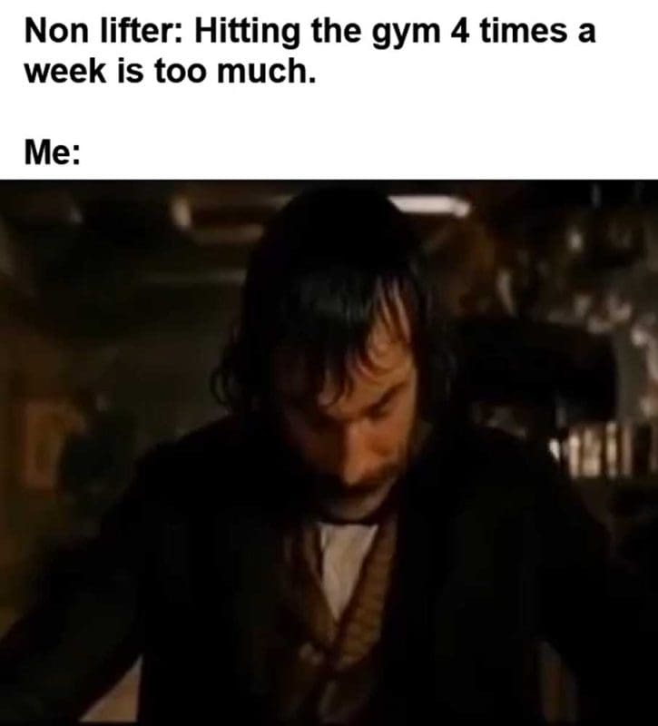 Non Lifter Hitting The Gym Times A Week Is Too Much Me
