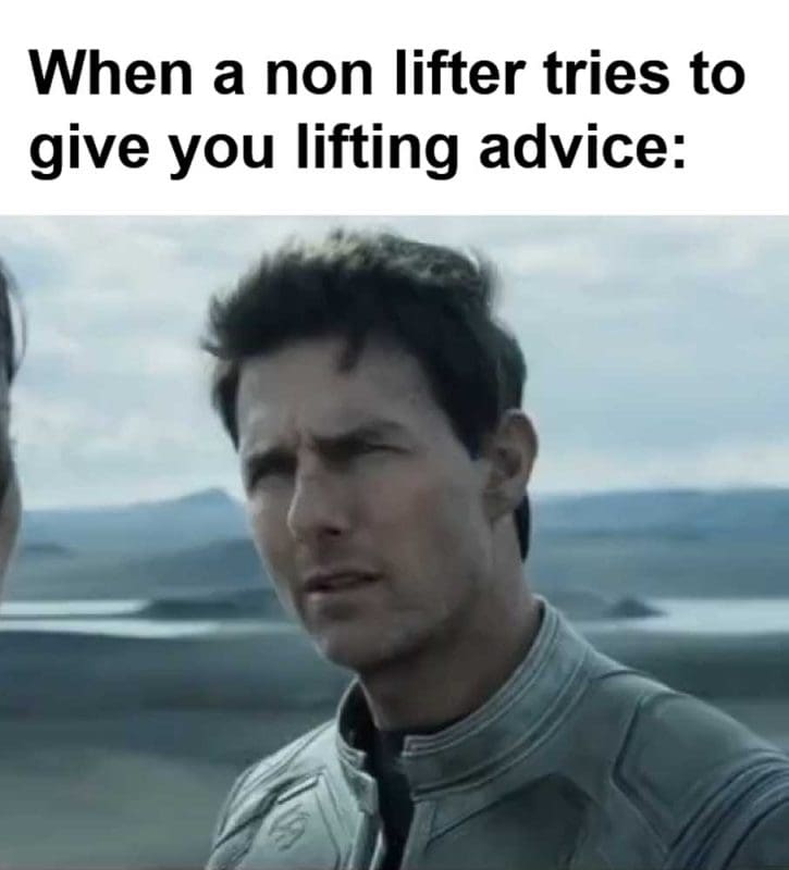 When A Non Lifter Tries To Give You Lifting Advice