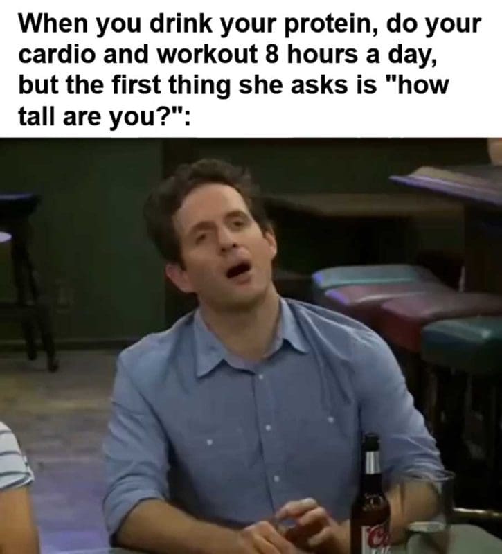When You Drink Your Protein Do Your Cardio And Workout Hours A Day But The First Thing She Asks Is How T