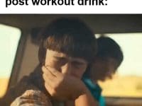 Finished Workout Forgot Post Workout Drink