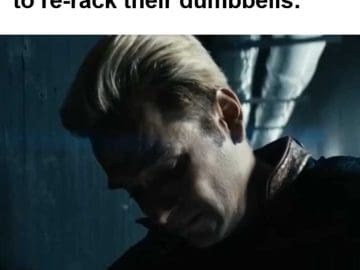 When You See Someone Forget To Rerack Their Dumbbells