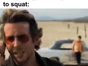 When You've Got Doms And Your Gym Buddy Wants To Squat