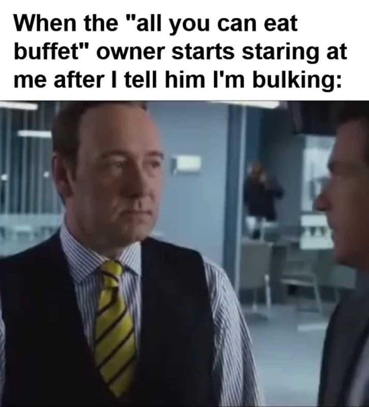 When The All You Can Eat Buffet Owner Starts Staring At Me After I Tell Him I'm Bulking