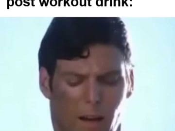 Finished Workout Forgot Post Workout Drink