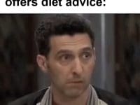 When A Gym Newbie Offers Diet Advice