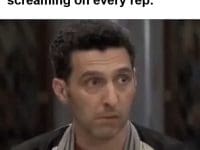 When You Hear That Guy Screaming On Every Rep