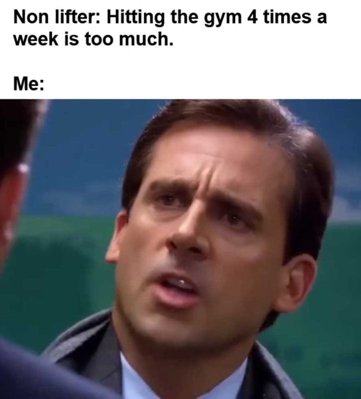 Non Lifter Hitting The Gym Times A Week Is Too Much Me