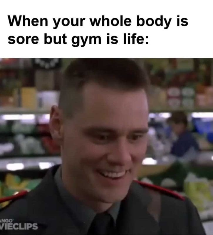 When Your Whole Body Is Sore But Gym Is Life