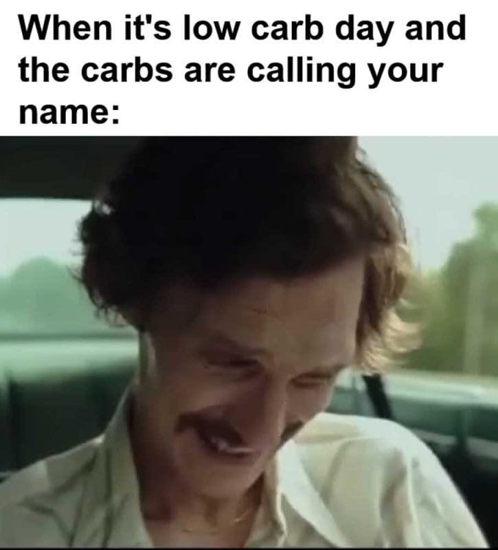 When It's Low Carb Day And The Carbs Are Calling Your Name